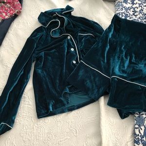 Super soft velvet pajamas